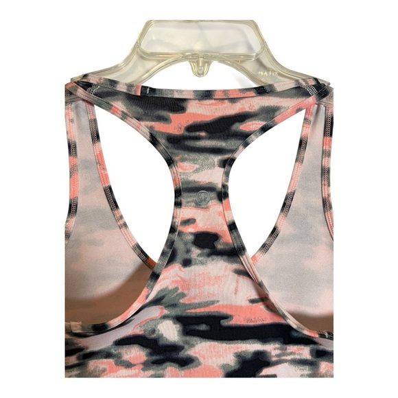 Lululemon Cool Racerback Wamo Camo Barely Pink Size 0 - Picture 4 of 5